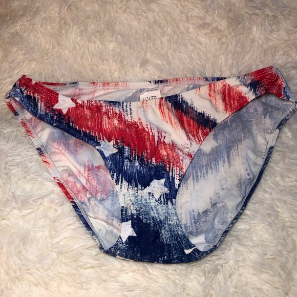 Red, White, and Blue Star Bikini Bottom 6 - Picture 1 of 9